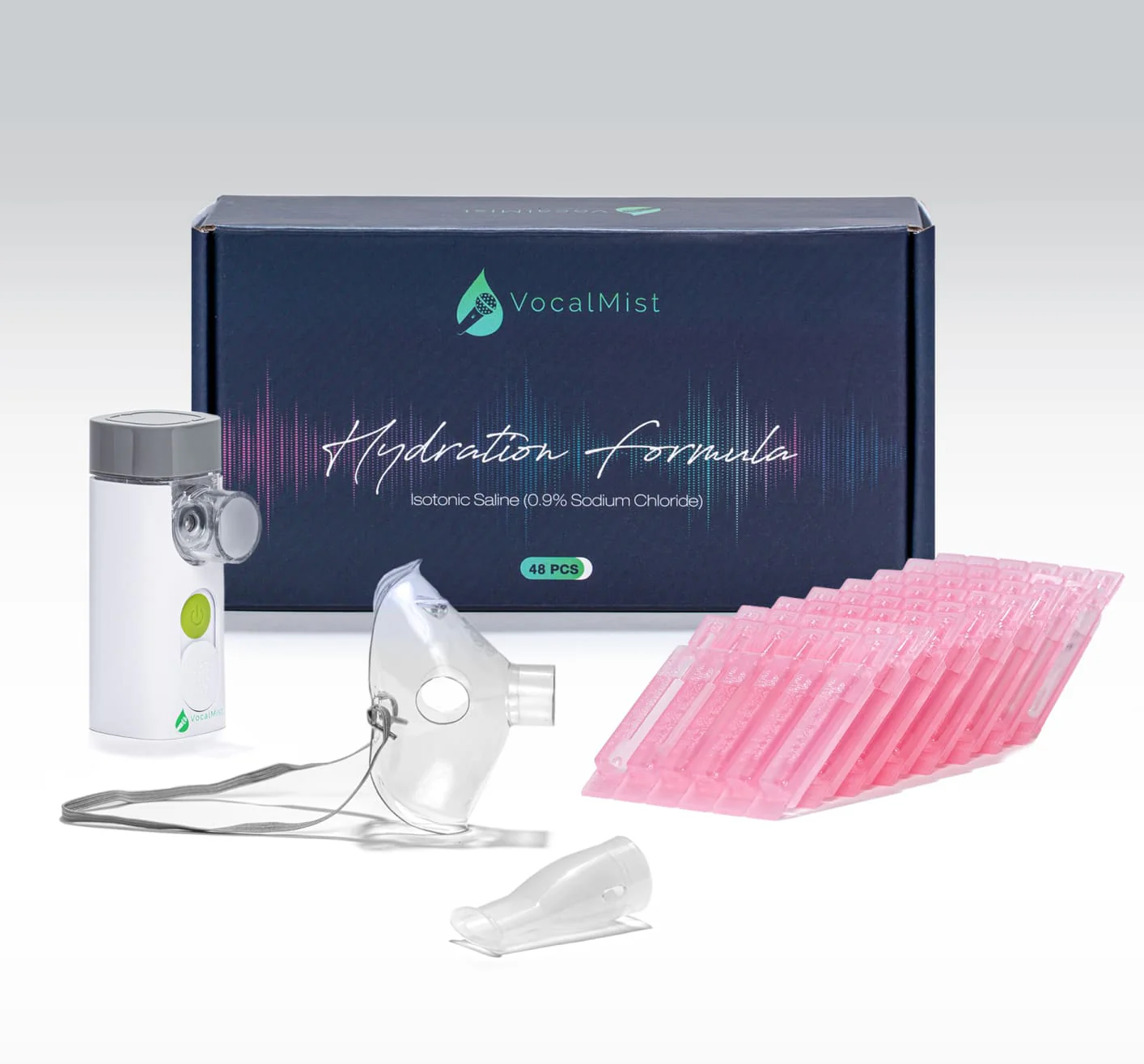 VocalMist used as part of a warm-up routine